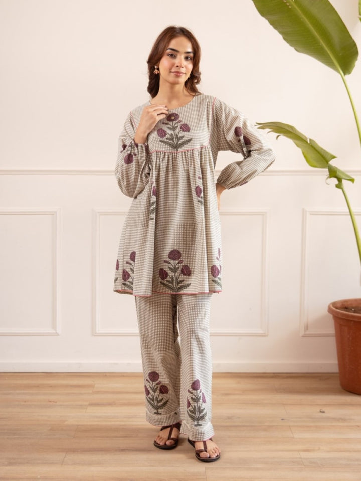 Karen fossil cotton co-ord set