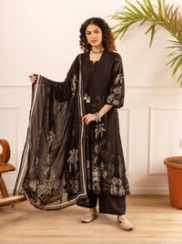 Karen carbon cotton suit set