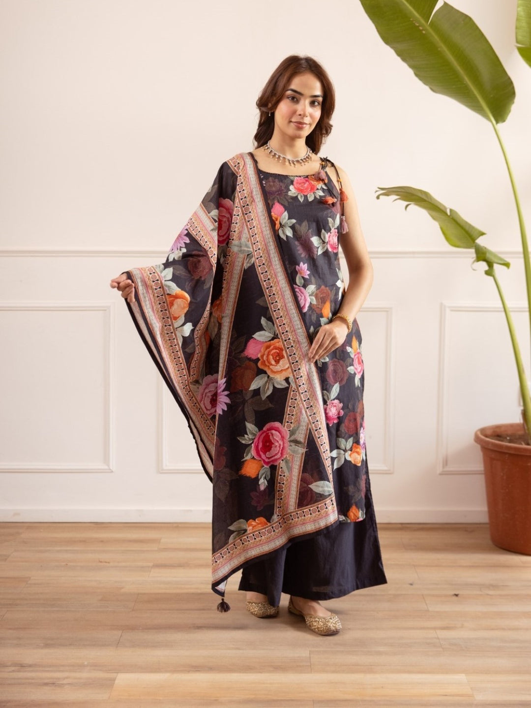 Karen blake cotton suit set