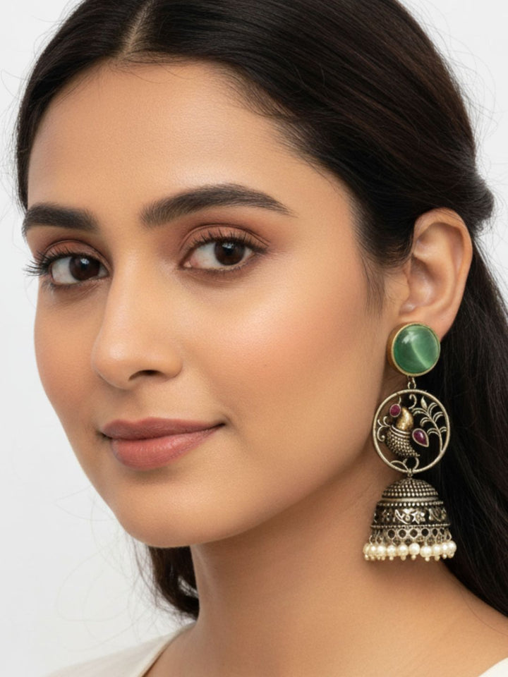 Antara Oxidised Earrings