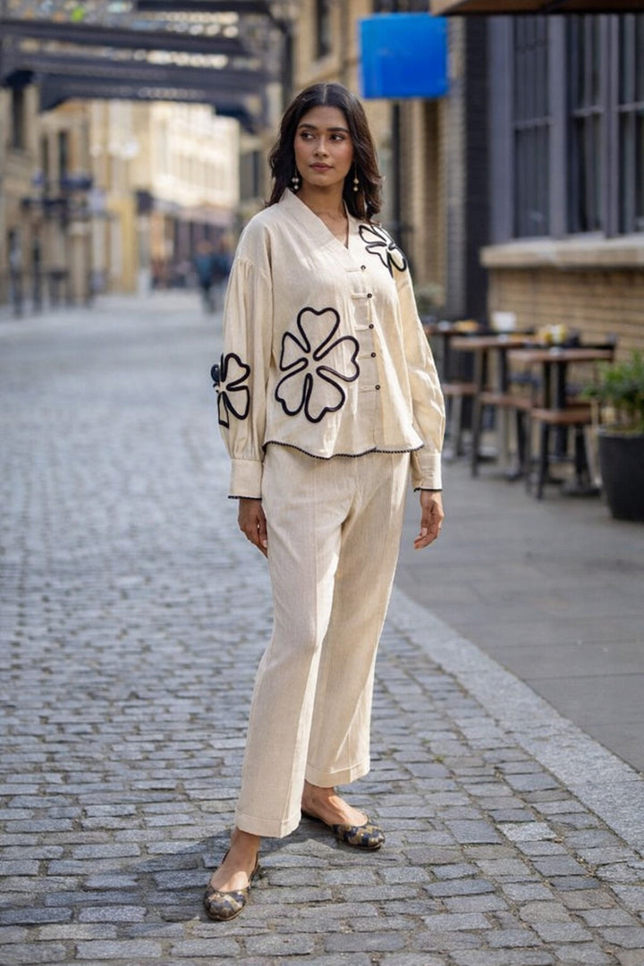 Wespret indi embroidery cotton co-ord set