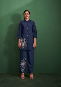 Akaay Navy Co-ord Set
