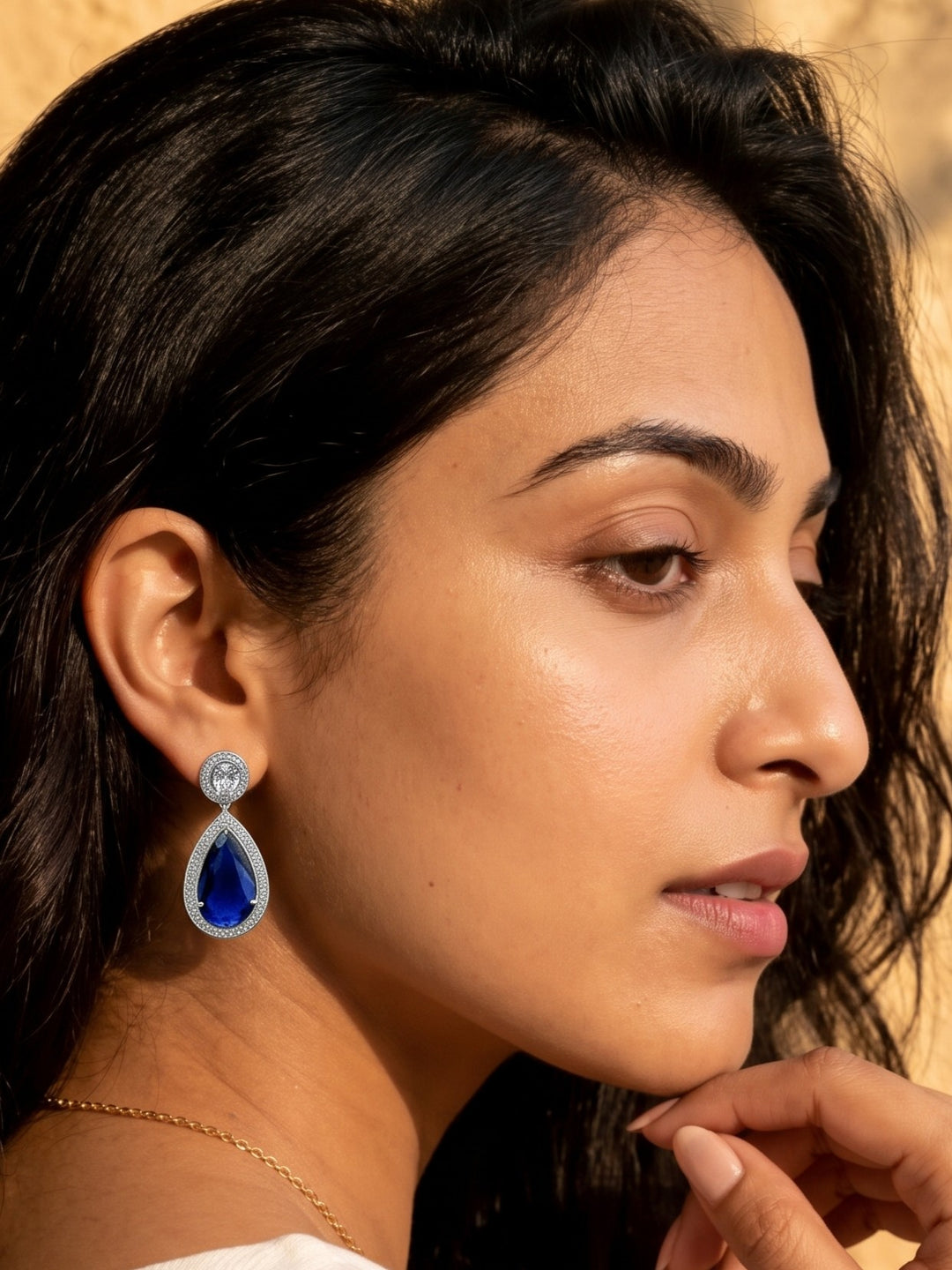 Monstera Opal Glow Earrings