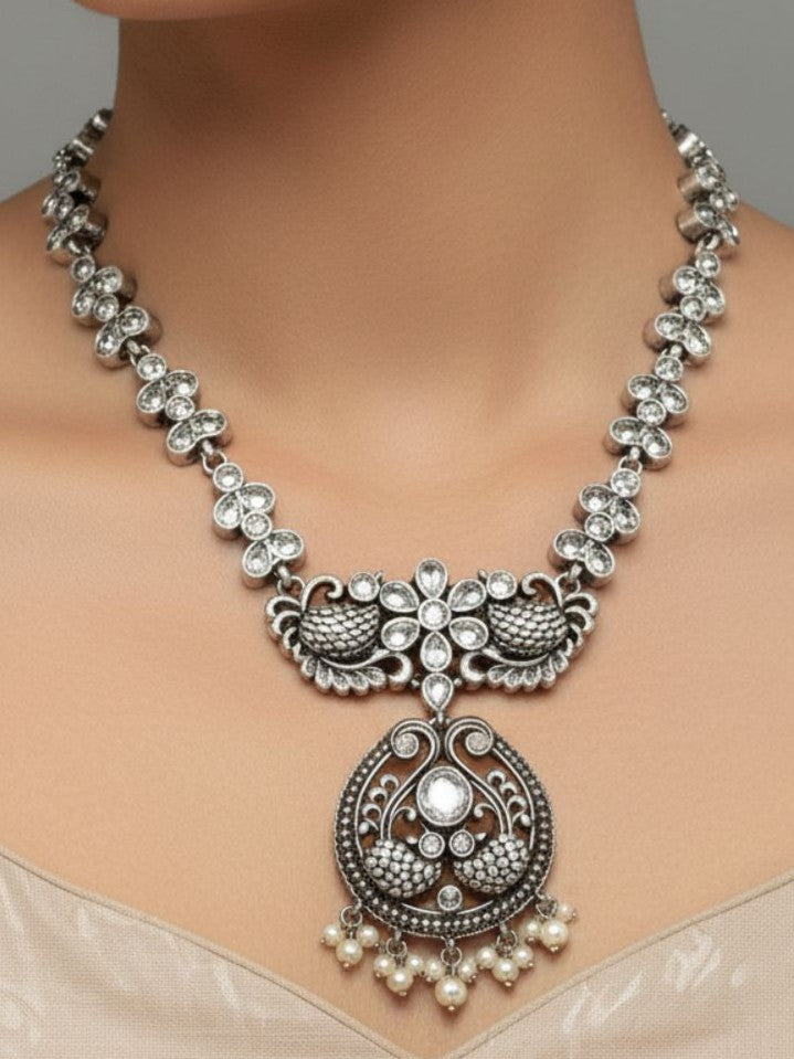 Antaara Oxidised necklace set