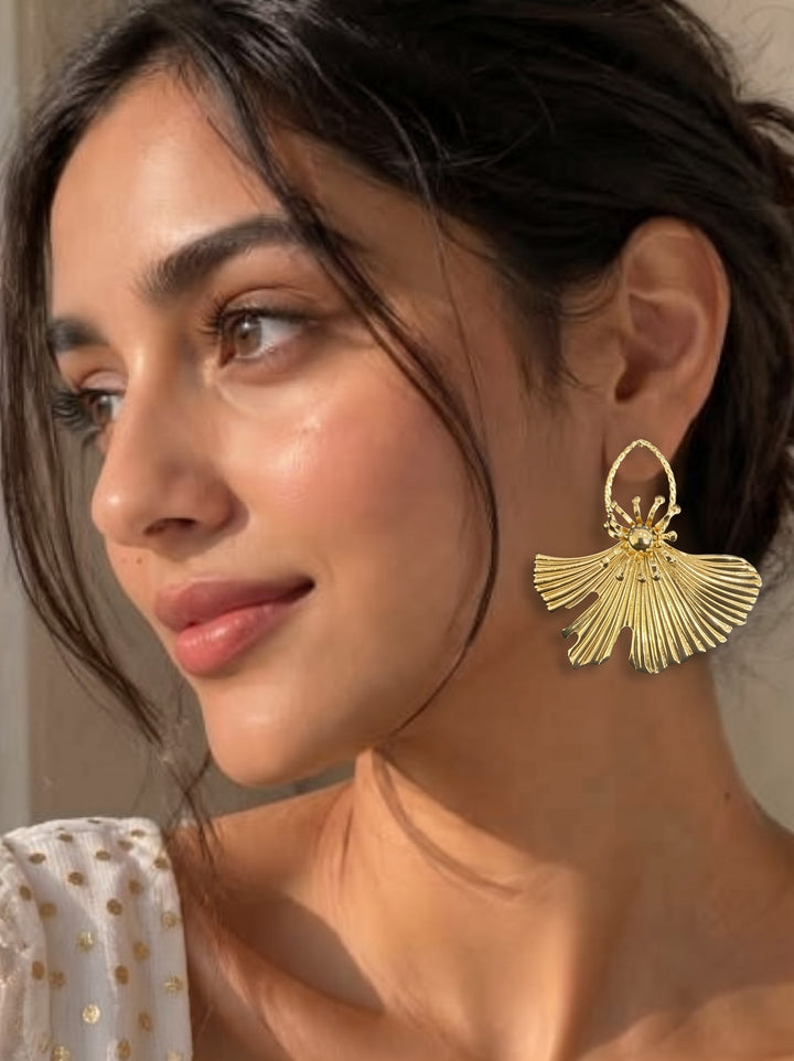 Monstera Father Drop Earrings