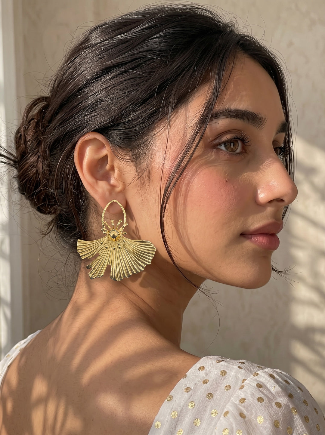Monstera Father Drop Earrings