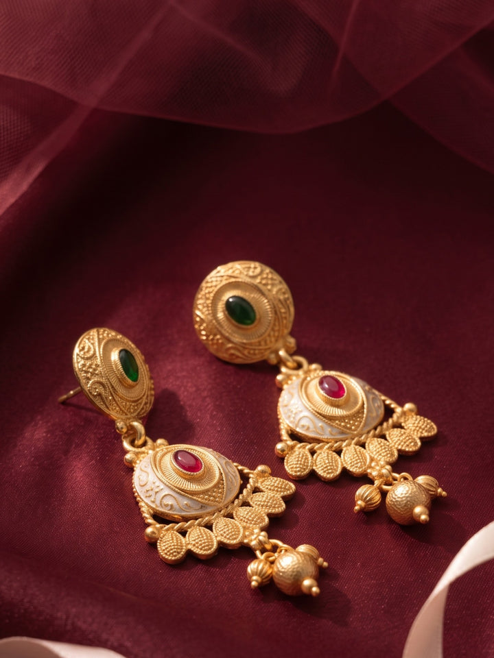 Mahalakshmi Rajwada Nakshi Haram Necklace Set