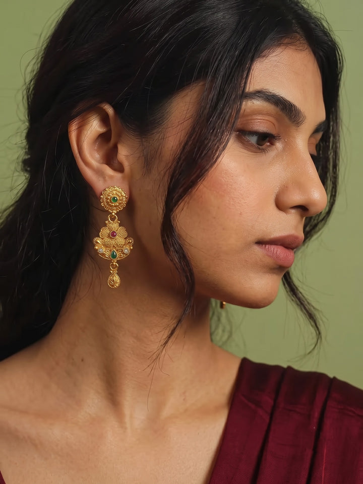 Mahalakshmi Mayura Nakshi Haram Necklace Set