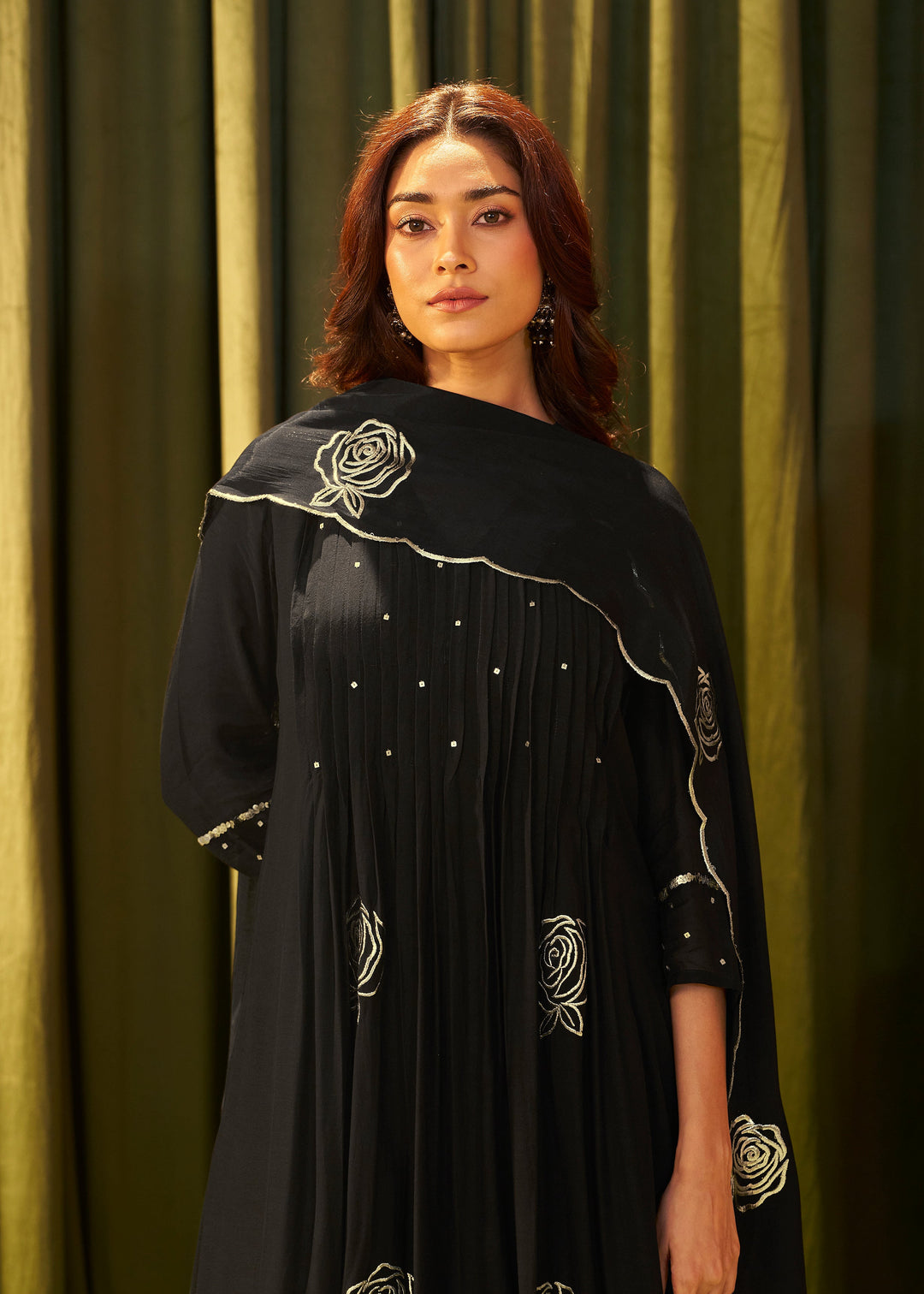Albeli jade embroidery anarkali suit set