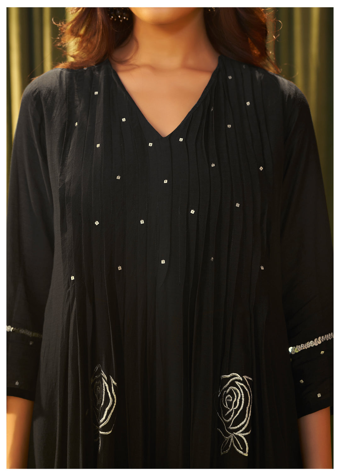 Albeli jade embroidery anarkali suit set