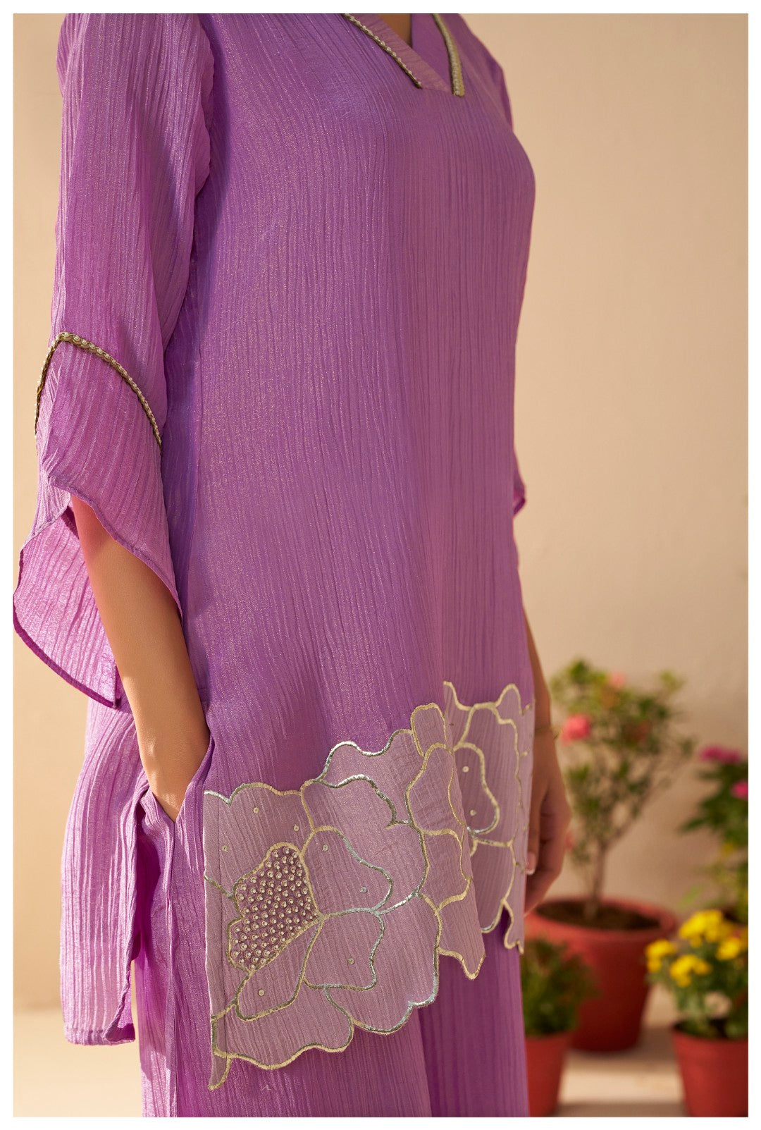 Albeli thistle premium work co-ord set