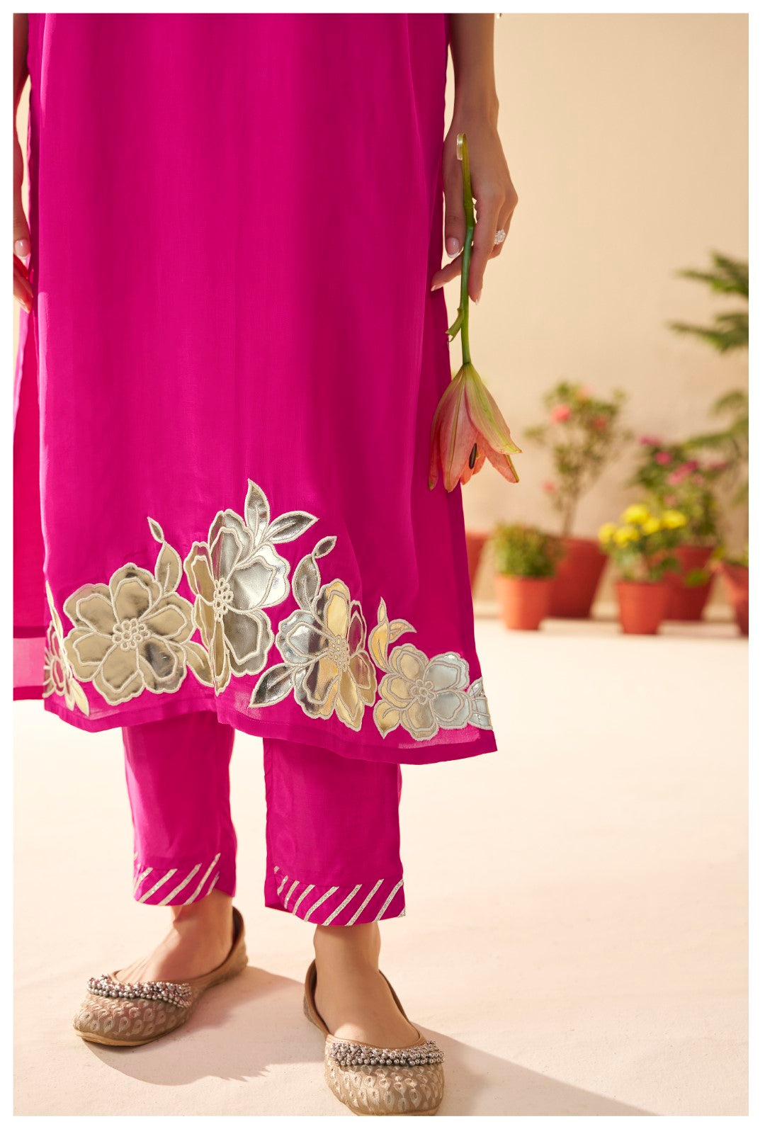 Albeli cameo premium work suit set