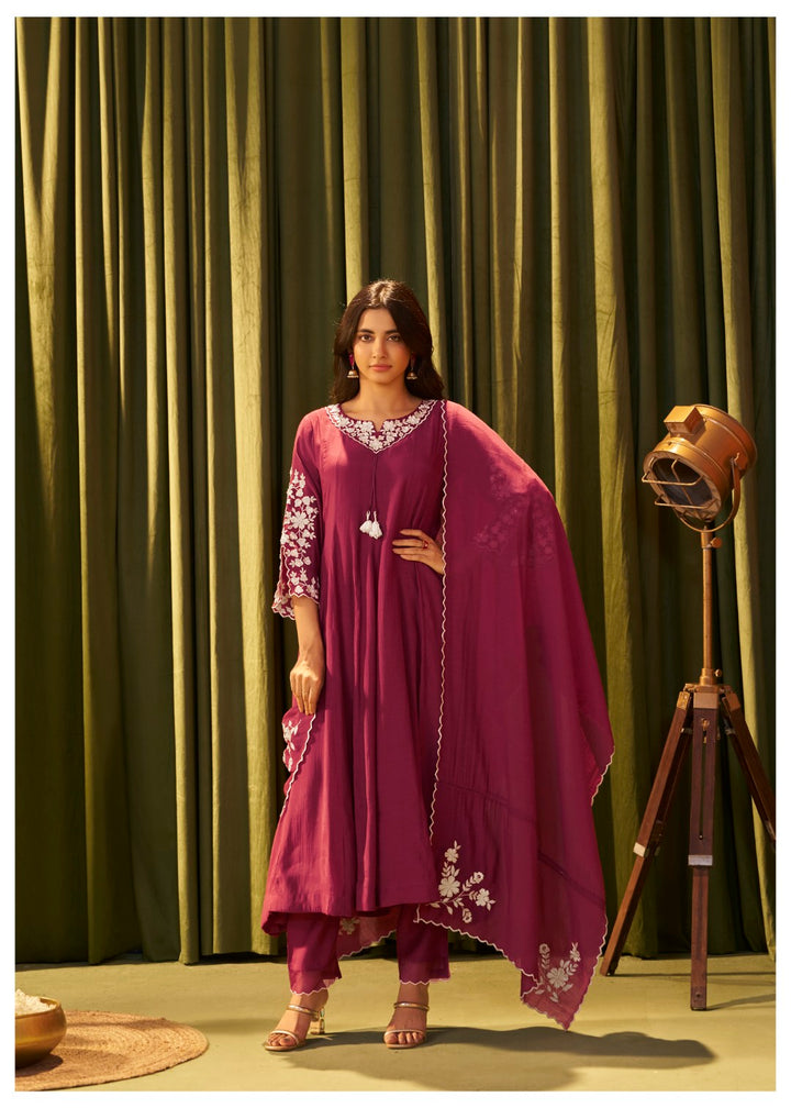 Albeli Sangria Full Work Premium Suit Set