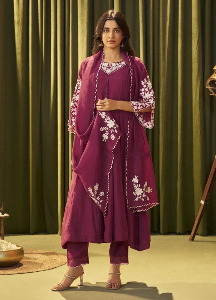 Albeli Sangria Full Work Premium Suit Set