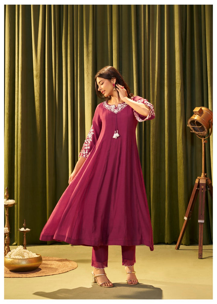 Albeli Sangria Full Work Premium Suit Set