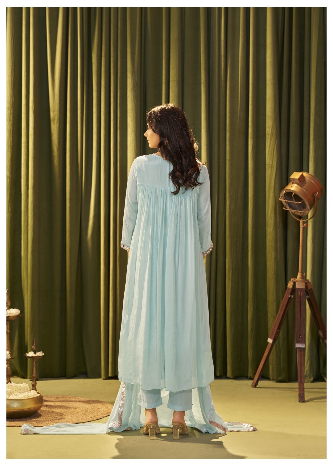 Albeli sky full work suit set
