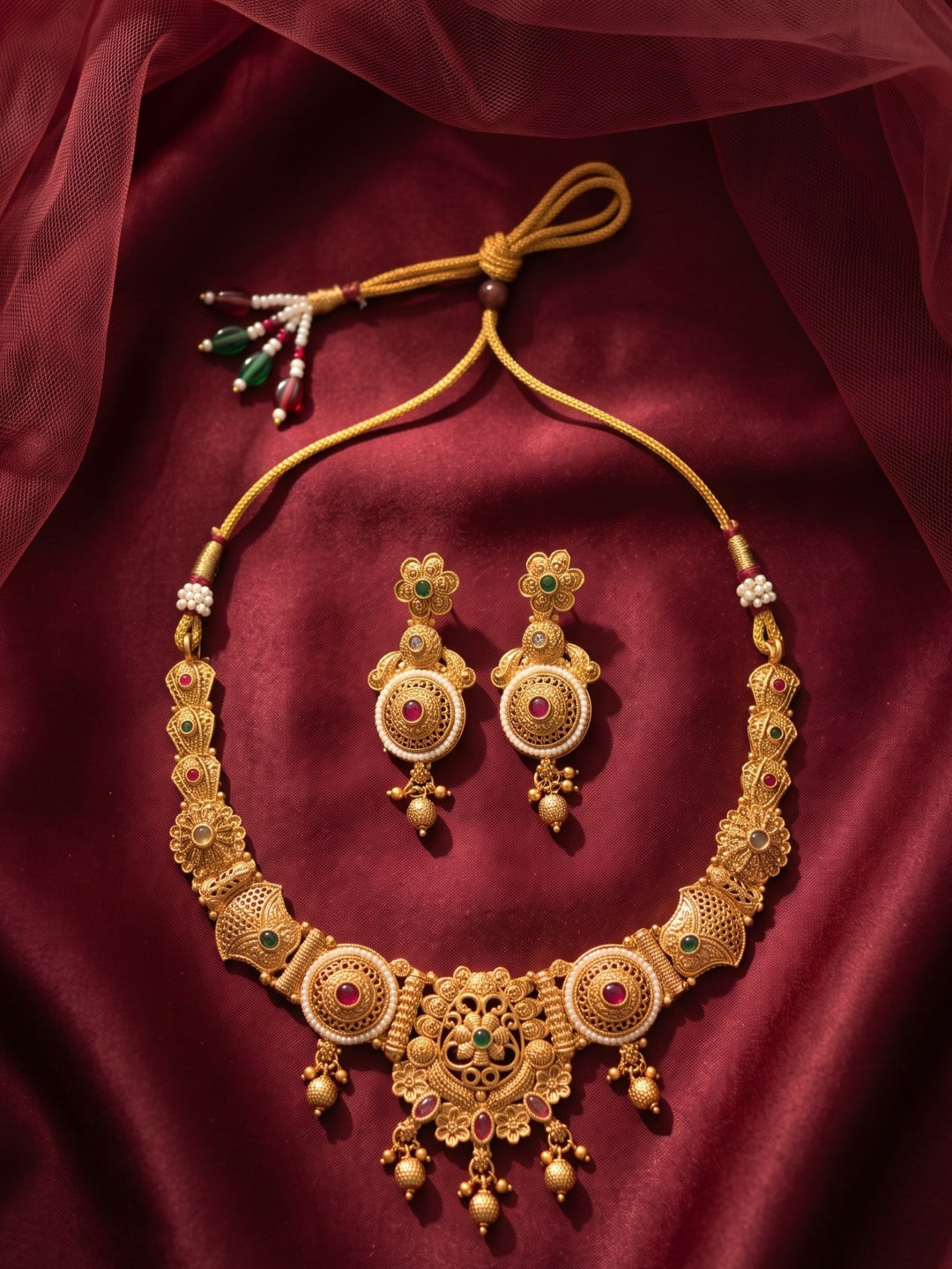 Lakshmi Rajsi Ratan Necklace Set