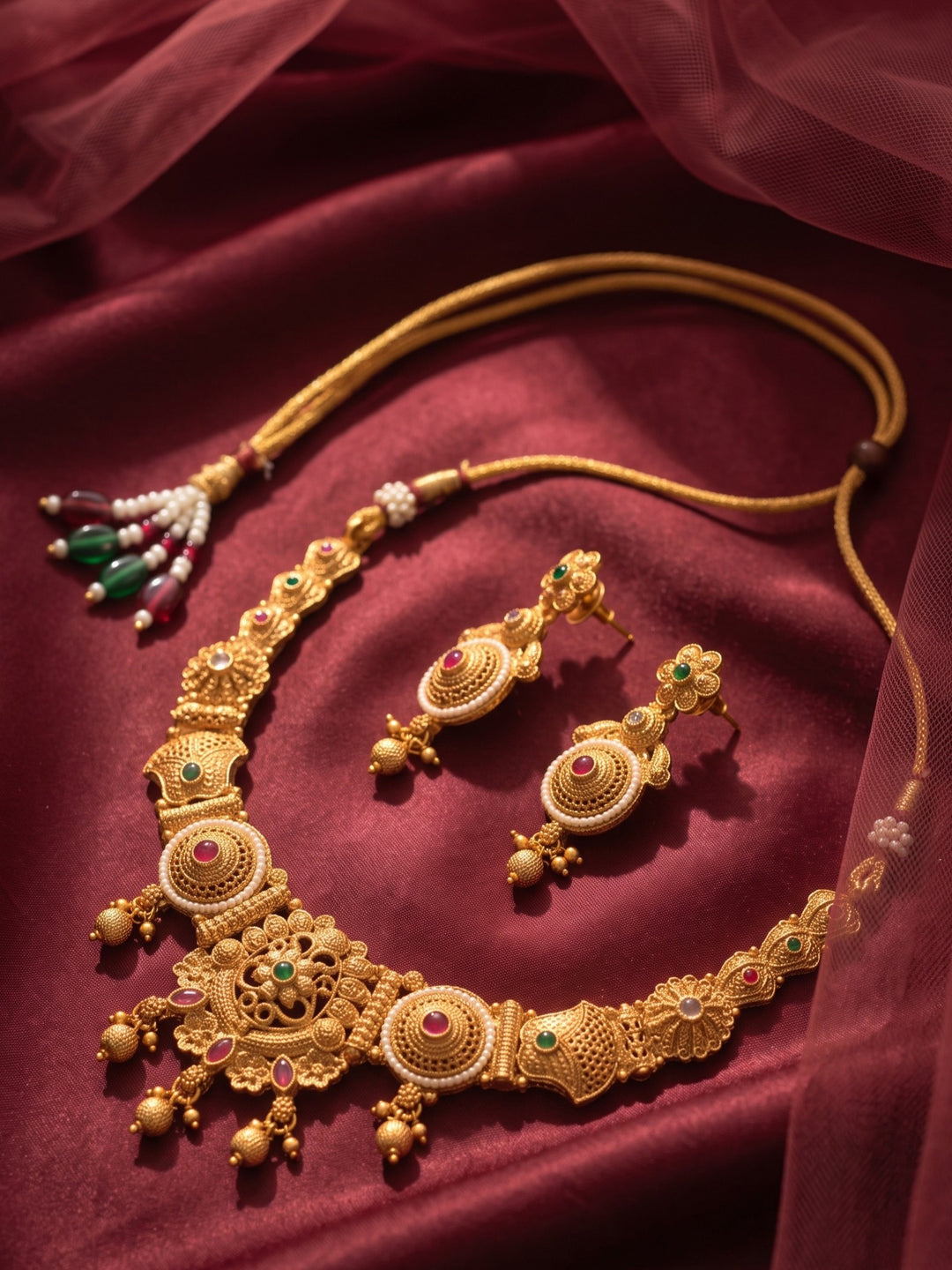 Lakshmi Rajsi Ratan Necklace Set