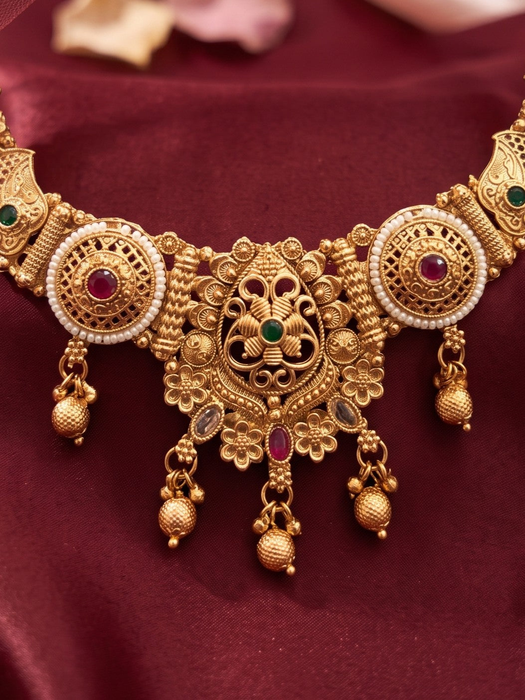 Lakshmi Rajsi Ratan Necklace Set
