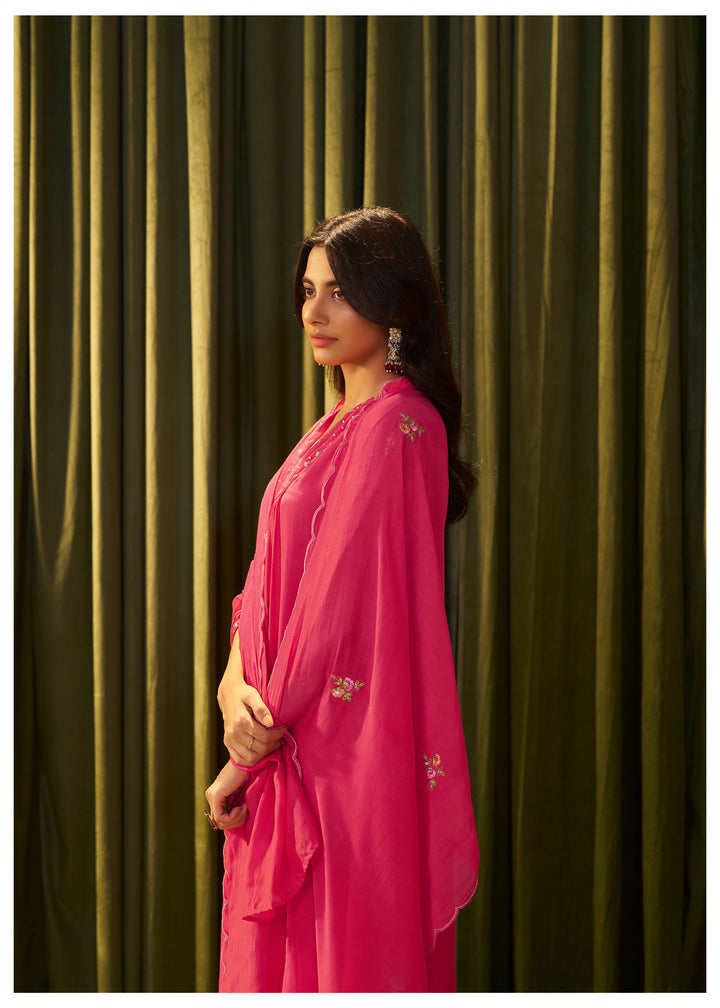 Albeli flamingo full work premium suit set