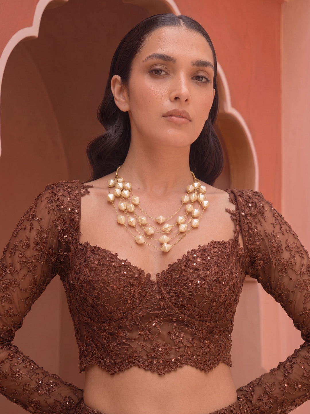 Pearl Layers Necklace