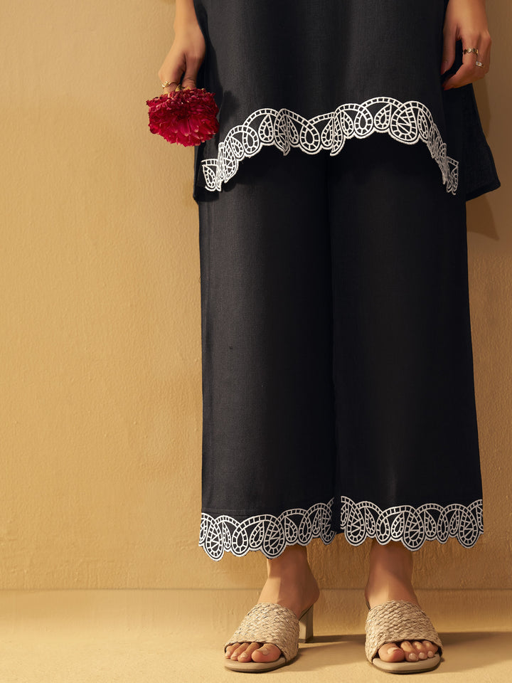 itrh sable embroidery cotton co-ord set