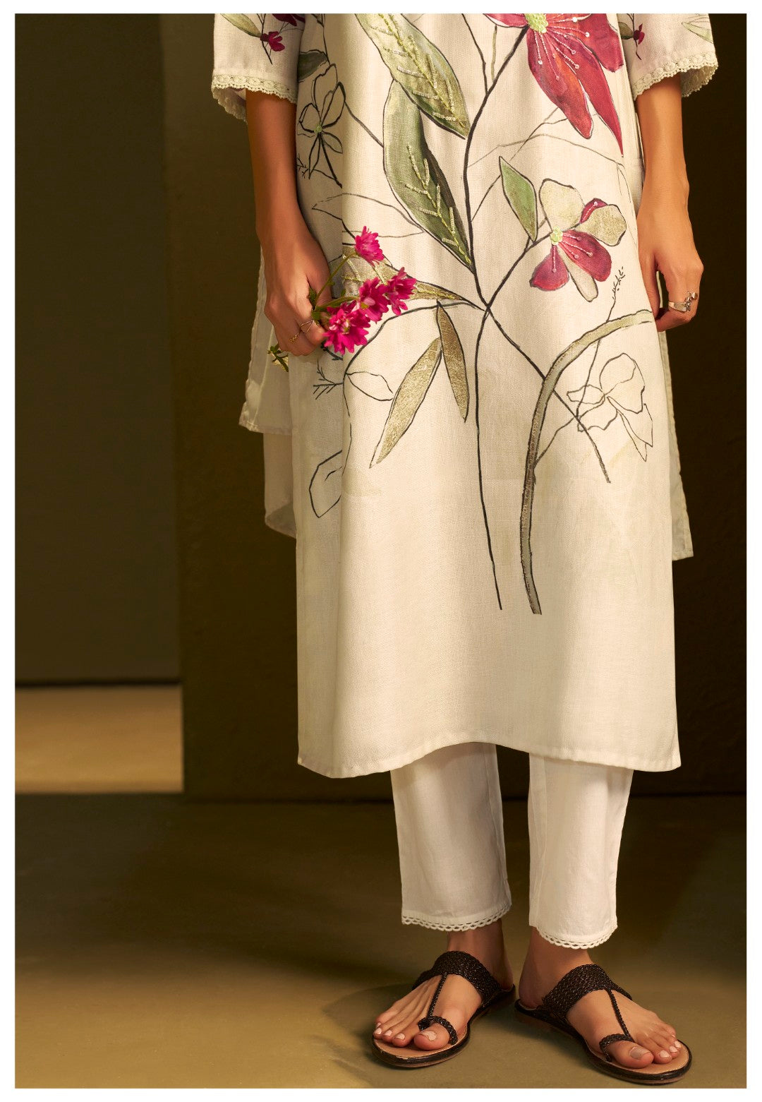 Itrh Rosy linen suit set