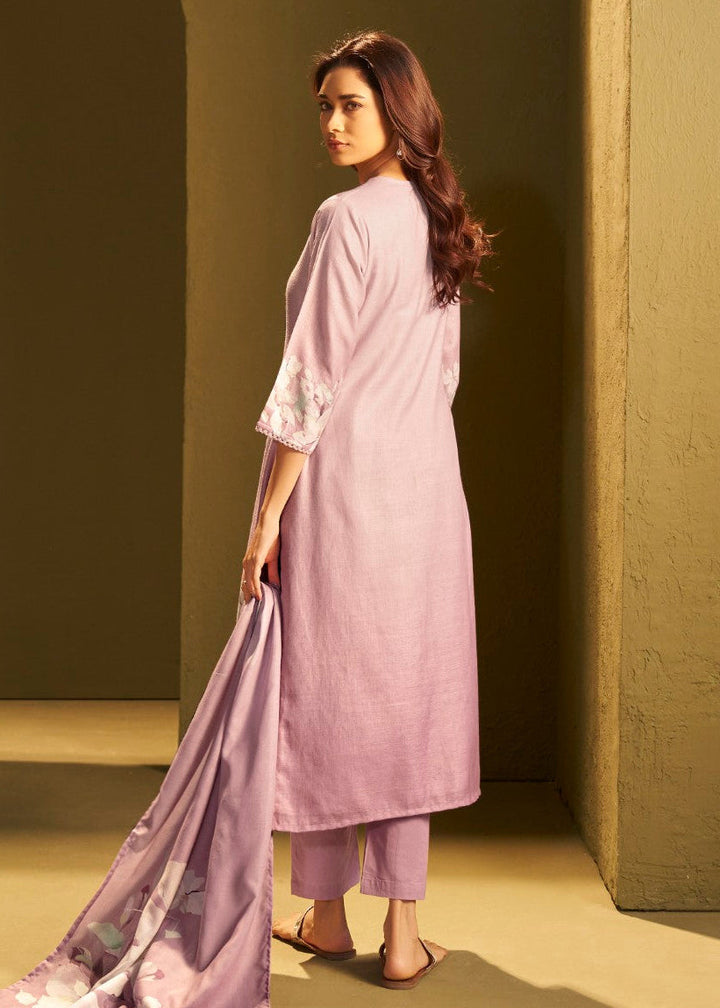 Itrh Lavender Linen Suit Set
