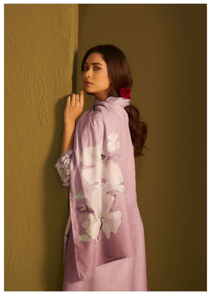 Itrh Lavender Linen Suit Set