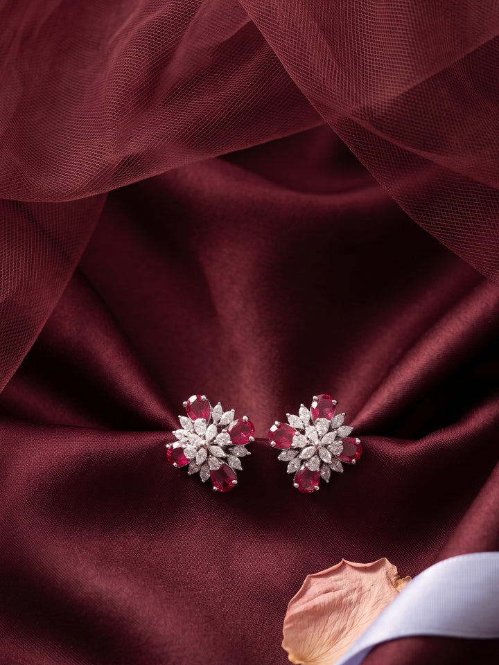 Crystal Bloom Ring & Earring Set