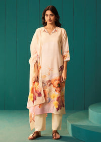 Itrh Melon cotton linen suit set