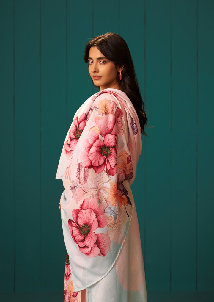 Itrh blossom linen cotton suit set