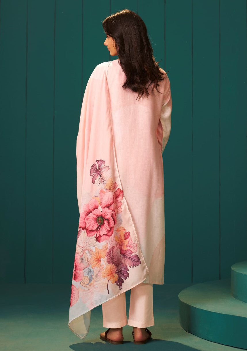 Itrh blossom linen cotton suit set