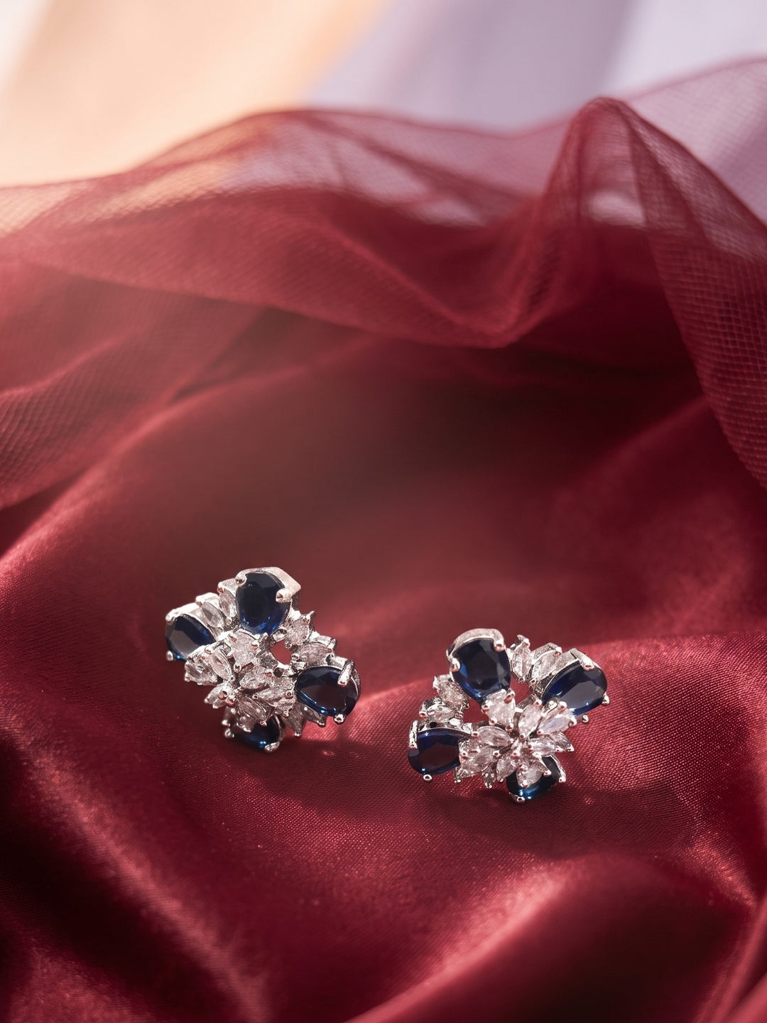 Crystal Bloom Ring & Earring Set