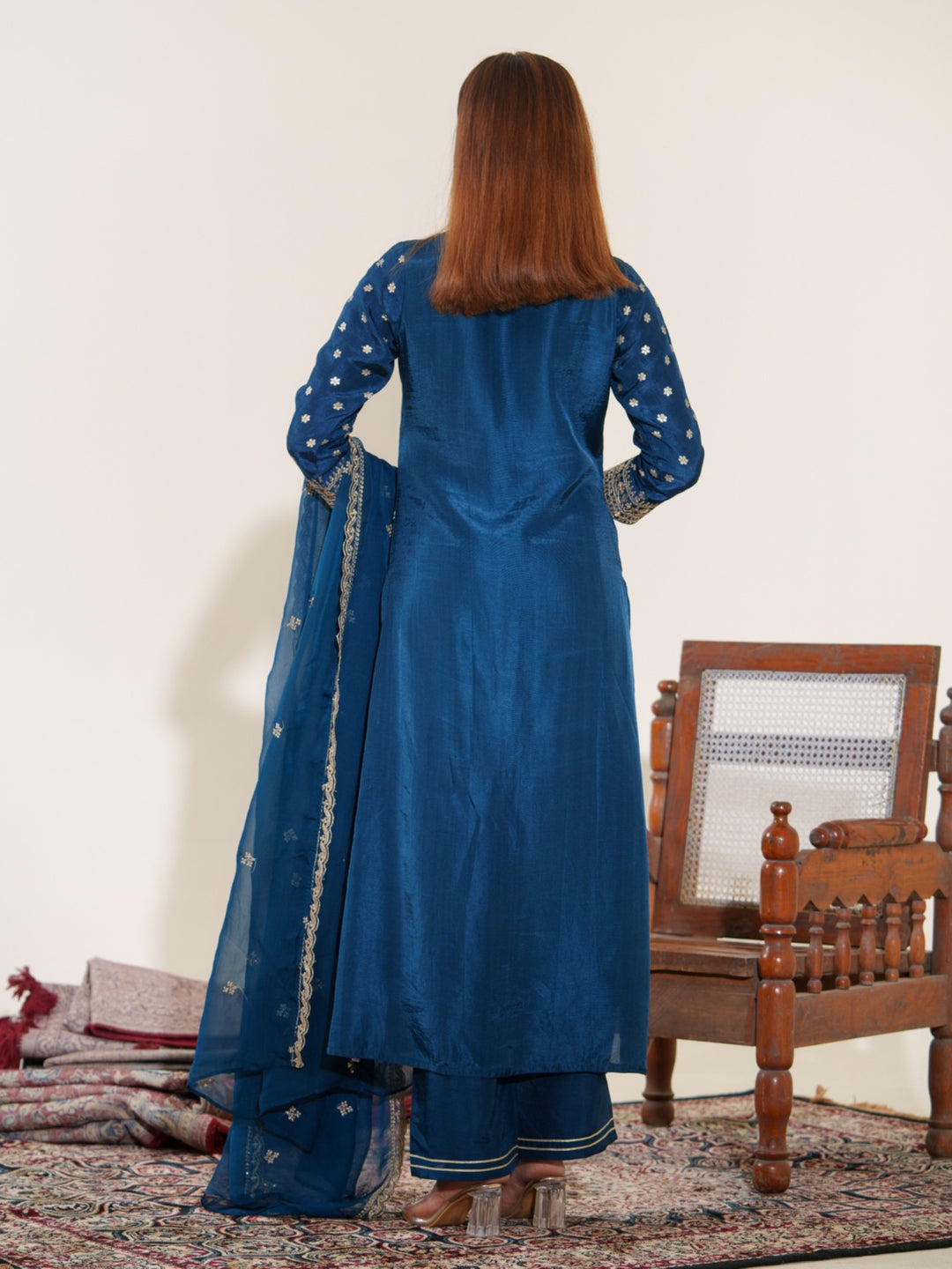 Palash Casal Full Work Suit Set