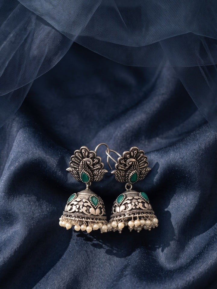 Kashvi Oxidised Jhumkas