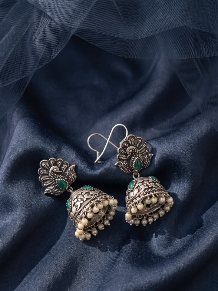 Kashvi Oxidised Jhumkas