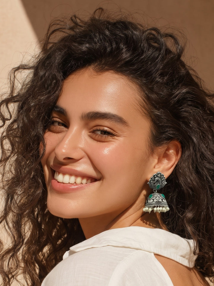 Kashvi Oxidised Jhumkas