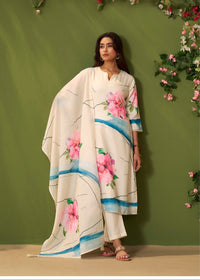 Itrh Roses cotton linen suit set