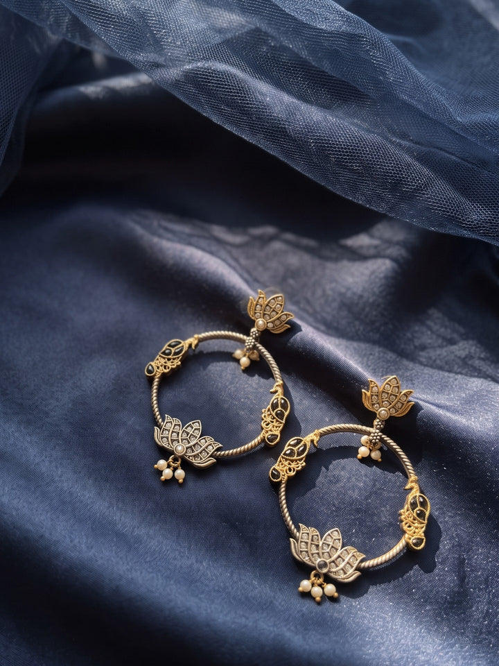 Padma Oxidised Earrings