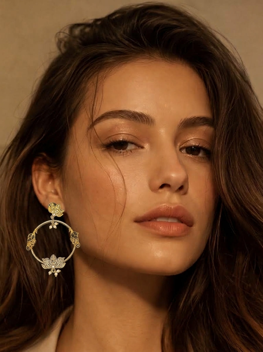 Padma Oxidised Earrings