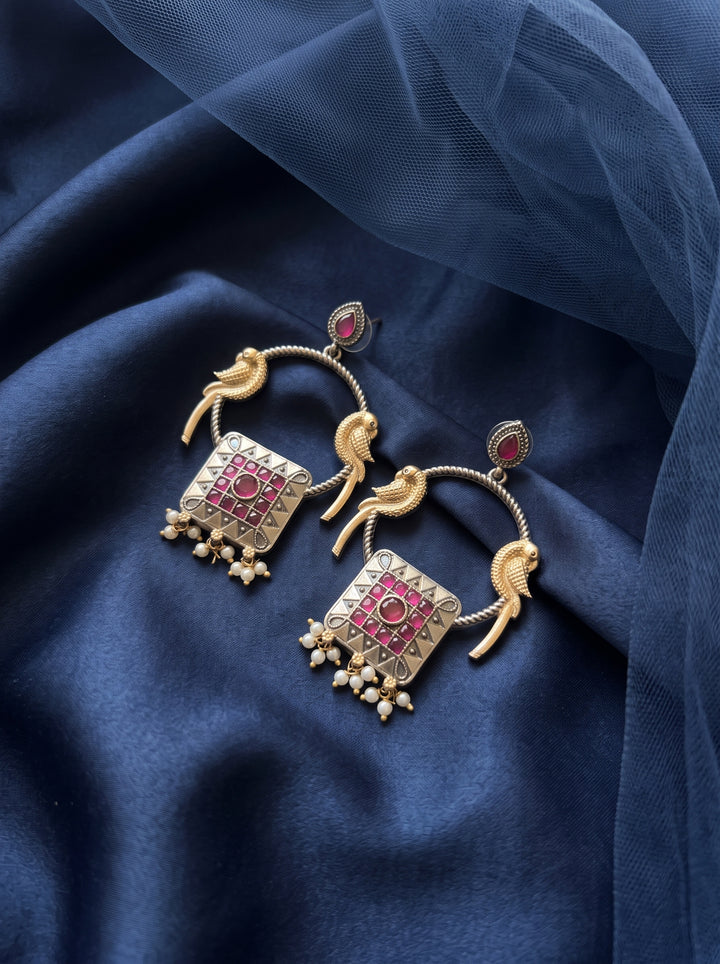 Mayuri Oxidised Earrings