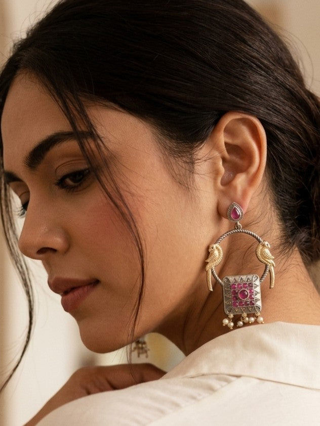 Mayuri Oxidised Earrings