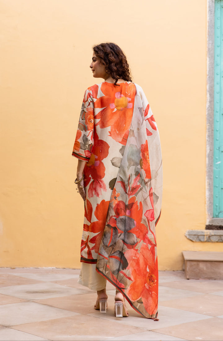 Bakul kesri premium shimmer suit set