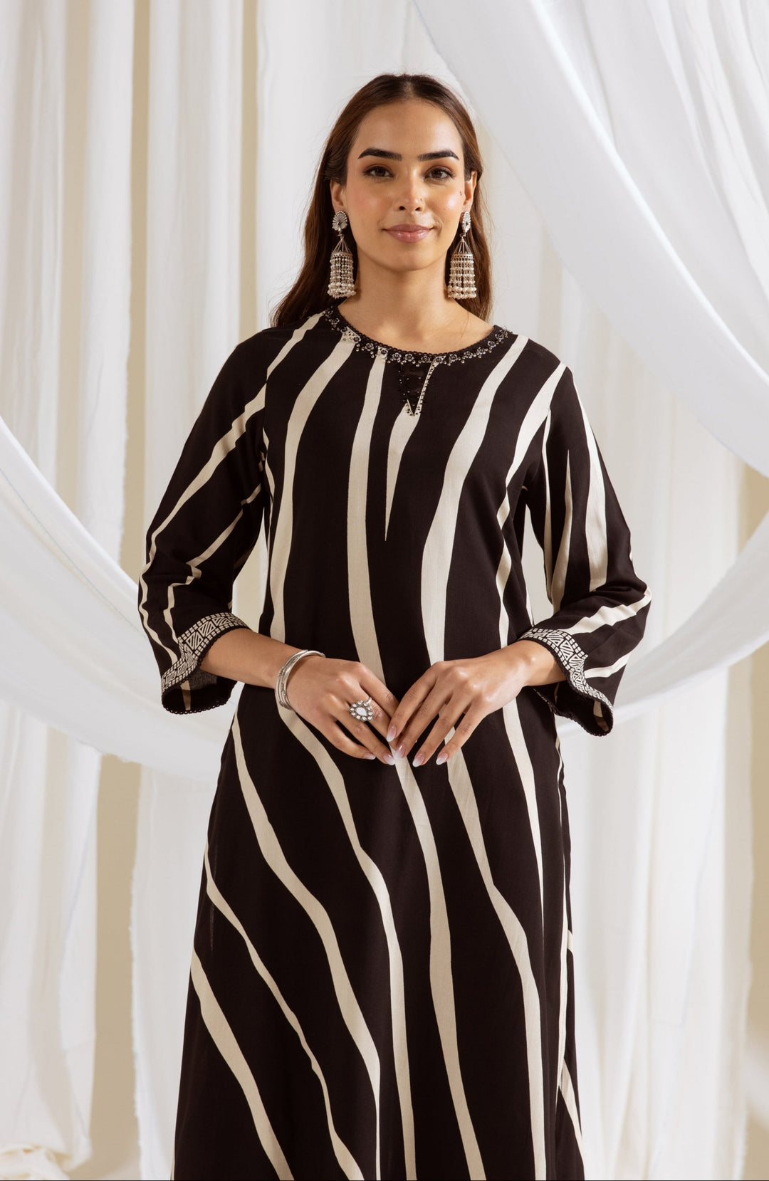 Bakul Raven Printed Kurta pant set