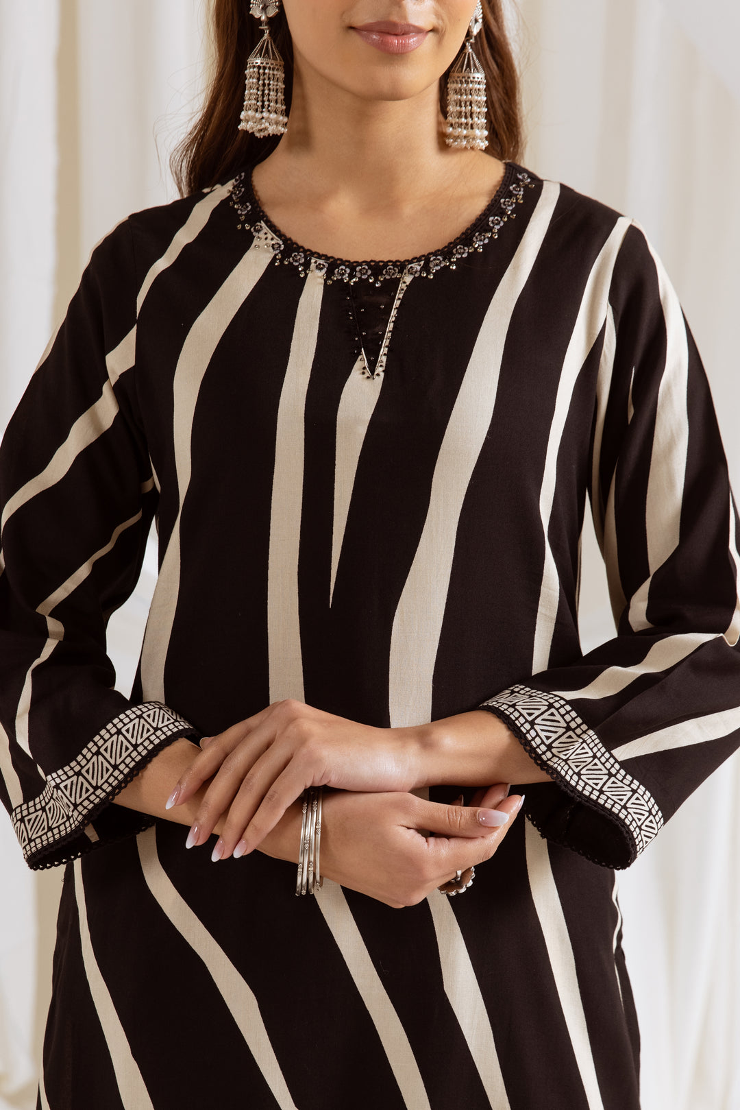 Bakul Raven Printed Kurta pant set