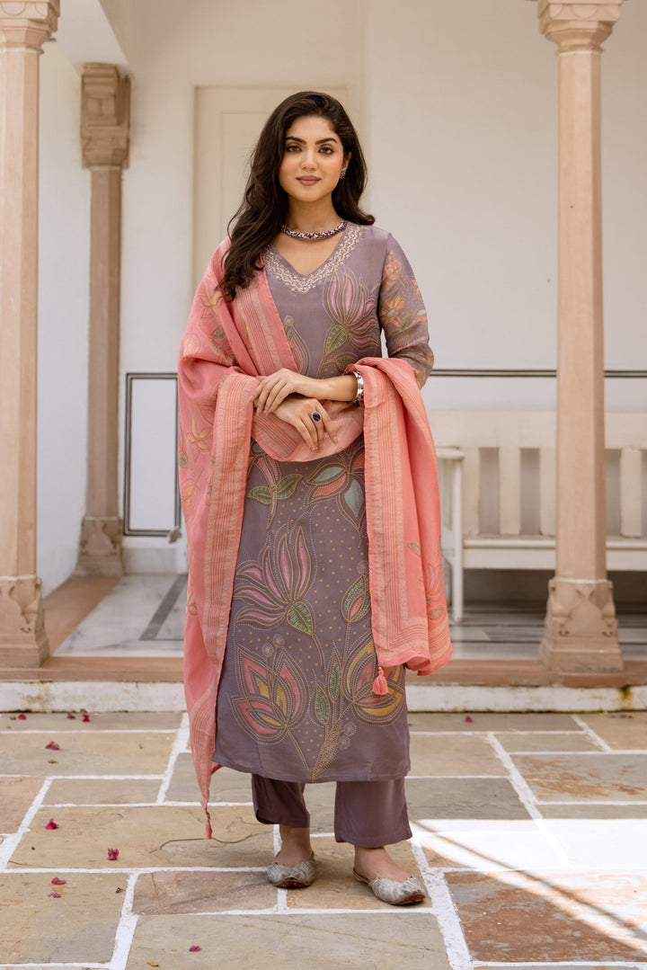 Gauri Lily Shimmer Suit Set