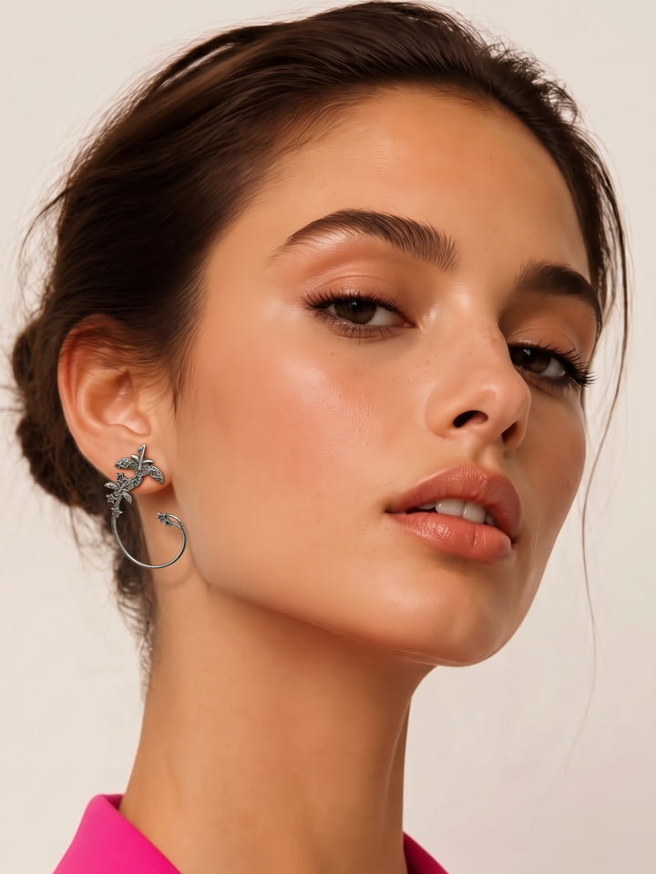 Ruhani Oxidised Eearrings