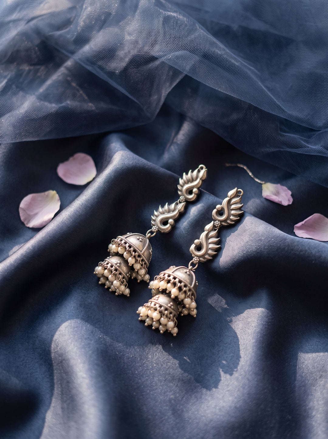 Madhubani Oxidised Earrings