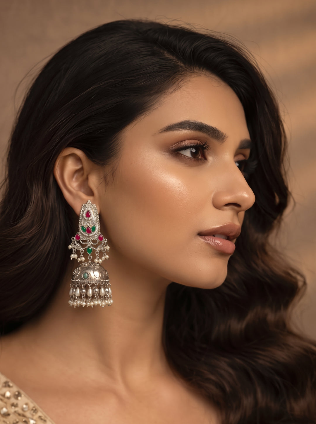 Gauri Oxidised Jhumkas